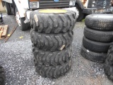 4 NEW 10-16.5 TIRES ON RIMS FITS NH/JD/CAT