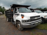 2003 CHEVY C4500 DUMP TRUCK DURAMAX DSL, ALLISON AUTO S/N 1GBE4E1143F510873 MI SHOWING 166531 **TITL