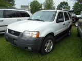 2004 FORD ESCAPE GAS, AUTO, XLT S/N 1FMYU93114KB25000 MI SHOWING 166813 **TITLE TO FOLLOW