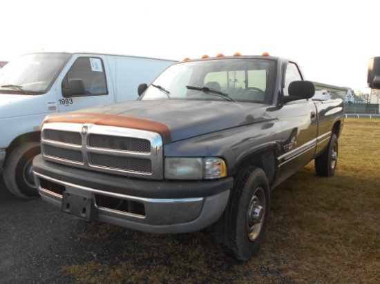 2002 DODGE 2500 PU GAS, AUTO, 8' BED S/N 3B7KC26Z72M304895 MI SHOWING 47348