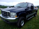 2004 F250 PU  6.0 PS DELETED, AUTO, 4X4, LARIAT, EXT CAB S/N 1FTSX31P24EC89408 MI SHOWING 140284 **T