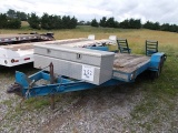 T/A EQUIP TRL  SHORT RAMPS, ELECTRIC BRKS **TITLE TO FOLLOW