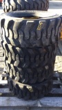 (4) New Load Max 12-16.5 N.H.S. Tires