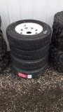 4- St 225/ 75B15  Tires and Rims