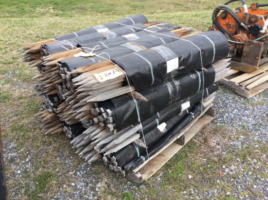 Pallet of New Silt Fence