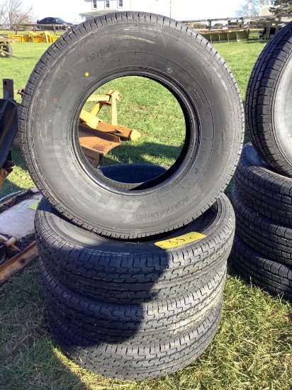 NEW Set of 4 ST235/80R16 Trailer Tires