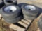 ST225/75R15 Trailer Tires on Wheels