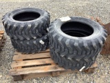 Set of 4 Skid Loader Tires 10-16.5