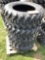 Set of 4 Skid Loader Tires 10-16.5