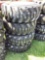 12-16.5 Skid Loader Tires on Rims-Yellow