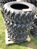 Set of 4 Skid Loader Tires 10-16.5