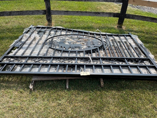 20' Bi Parting Wrought Iron Gate