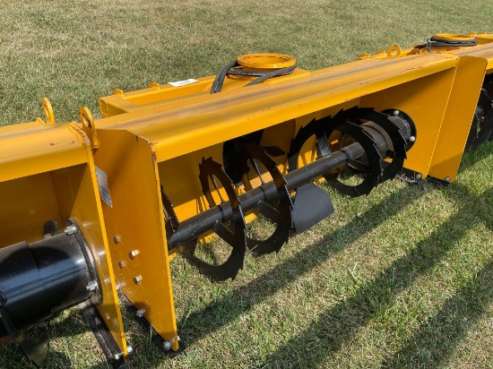 Snow Blower Skid Steer Attachment