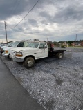 1993 Ford F450 Flatbed Truck