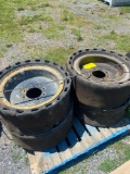Set of 4 - 36x14-20 Tires on Wheels
