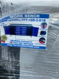 7ft 10 Drawer Work Bench - Blue