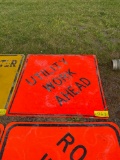 Utility Work Ahead Sign