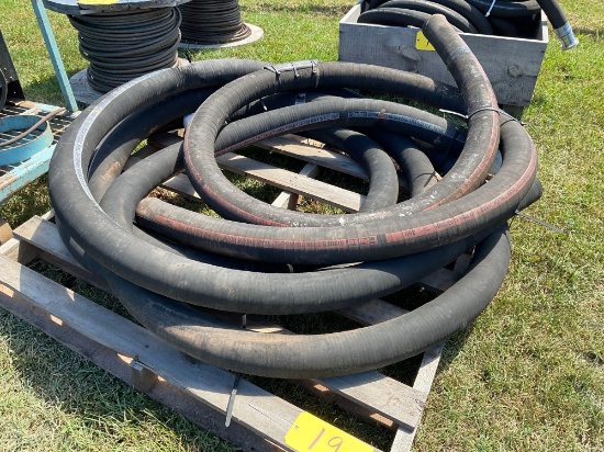 Pallet of water hoses
