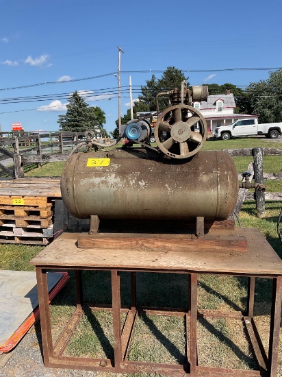 Air Compressor on Platform