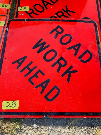 Road Work Sign