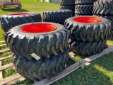 10-16.5 Skid Loader tires on wheels (Bobcat)