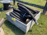 Crate of hyd hoses