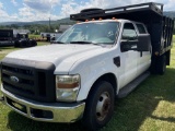 2008 F-350 Flatbed Stakebody Truck