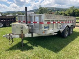 2016 Mission Aluminum Dump Trailer