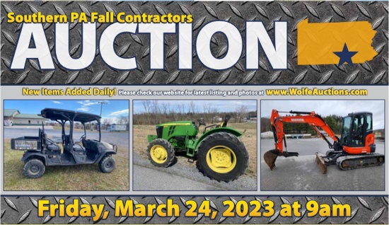 SOUTHERN PA CONTRACTORS AUCTION