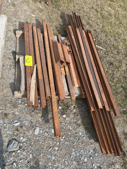 Pallet of Channel & Square Tubular Steel