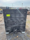 Bulk Pallet Bin Box w/ Coal Chute