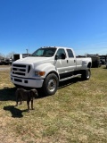 2004 Ford F750 Super Duty Pick Up, CAT C7 Motor, Automatic, GVWR - 25,999lbs, Rear Super Singles,