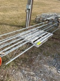 Pallet of 3 section antenna tower