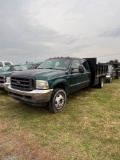 2004 Ford F550 Flatbed Dump, Titon V10 Motor, Automatic, Under Body Tool Boxes,VIN:...