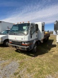 2003 Mitsubishi Fuso...FH-SP Flatbed Stake Body Truck, DSL, 6 spd manual, Jump Cab, 15' body,