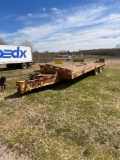 2003 Eager Beaver Tag-A-Long Eq Trailer, A/B, 19' Flat Deck, 6' Beaver Tail GVWR 48,380lbs, VIN: