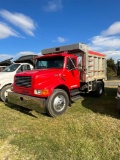 1995 International 4900 S/A Dump, DT 466E, E/F 9 spd, Air Brakes, J & J Aluminum body, Air Seat,