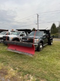 2011 Ford F450 Contractors Dump, 6.7 L Dsl, Auto, 4x4, Ext Cab, P/A Plow,... Slide In Salt Spreader,