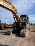 Case 9020B, Cab, *MISSING BOTTOM FRONT GLASS*, Heat, Ac, SN: 201221, Hours: 6680