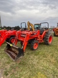 Kubota L3710, ORops, Diesel, 4x4,Loader, Quick Attach, GP Bucket, 3 pt PTO, *HIGH RANGE NOT WORKING*