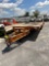 2014 Hudson T/A Equipment...trailer, 20 ft deck, 5 ft beavertail, air brakes, storage box, ramps,