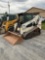 2012 Bobcat T650, Cab (Has door frame but no glass), Heat, AC, Aux Hyd, Quick Att, Tooth Bucket,