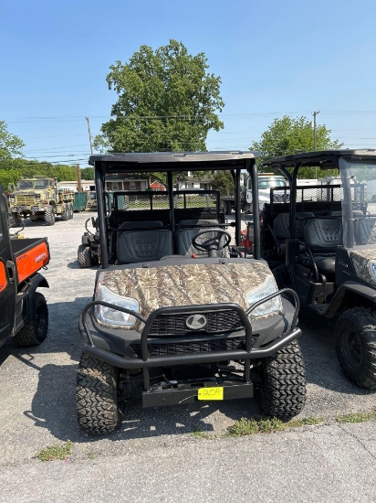 Kubota X1140 RTV, DSL, 4x4, 4 seater, Canopy, Hyd Dump, SN: 19752, Hours: 893