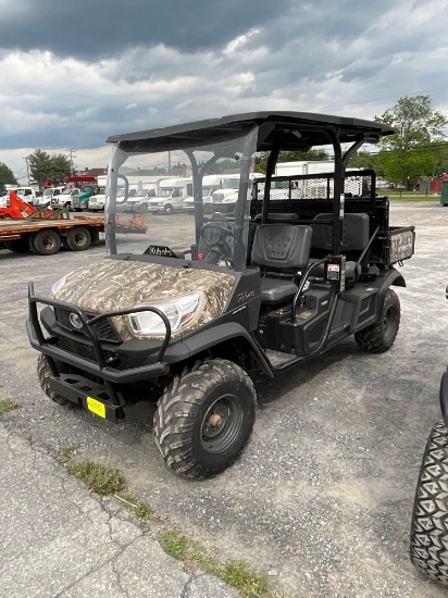 Kubota RTV X1140, O-rops, Canopy w/ windshield, DSL, 4x4, Hyd Dump Bed, Crew Cab, SN: 20366, Hours: