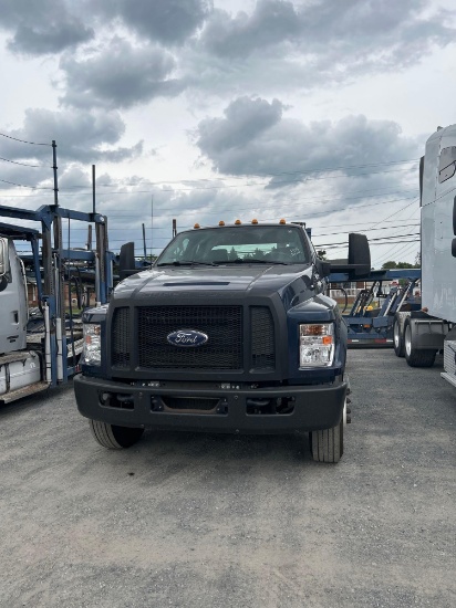 2019 Ford F650 Cab & Ch, 6.7L PowerStroke Diesel, Automatic, Dually, 5th wheel hitch, air brakes,