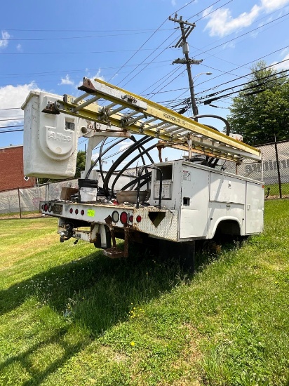 Altec Bucket Truck Utility body, on Frame w/ Rear Axle