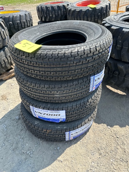 Set of 4 225/75R15 Trailer Tires
