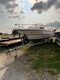 1994 Aquatron Boat (w/ TITLE) *ENGINE ISSUES, Merc Cruiser motor, On Sea Lion Trailer (**NO TITLE),