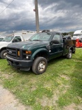 2008 Ford F350 Utility Truck, 5.4L Gas, Automatic, 4x4, , Knapheide Body, Hitch Receiver, VIN;...