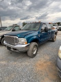 2001 Ford F250 Pickup, 7.3L Diesel, 4x4, Automatic, Extended Cab, Hitch receiver, Gooseneck Hitch